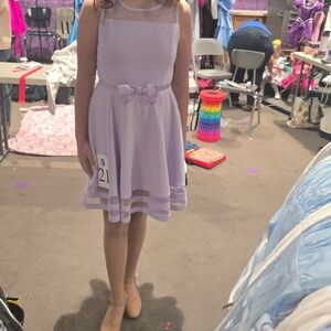 Elegant Lavender Kids Dress